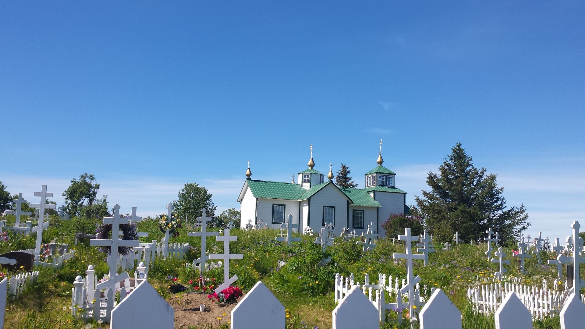 Russian Orthodox Church in Ninilchik, Alaska